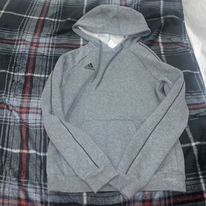 gray adidas hoodie
